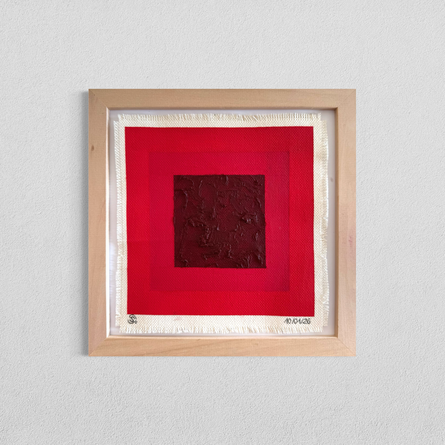 Daily abstract painting from the this day happened visual diary