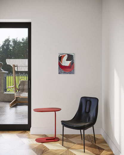 modern abstract painting held03 styled in contemporary interior environment