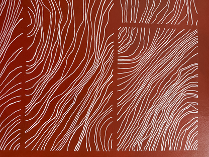 Abstract painting from the Bounds series exploring limits and structure