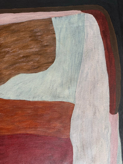 Abstract painting from the HELD series exploring pressure and containment