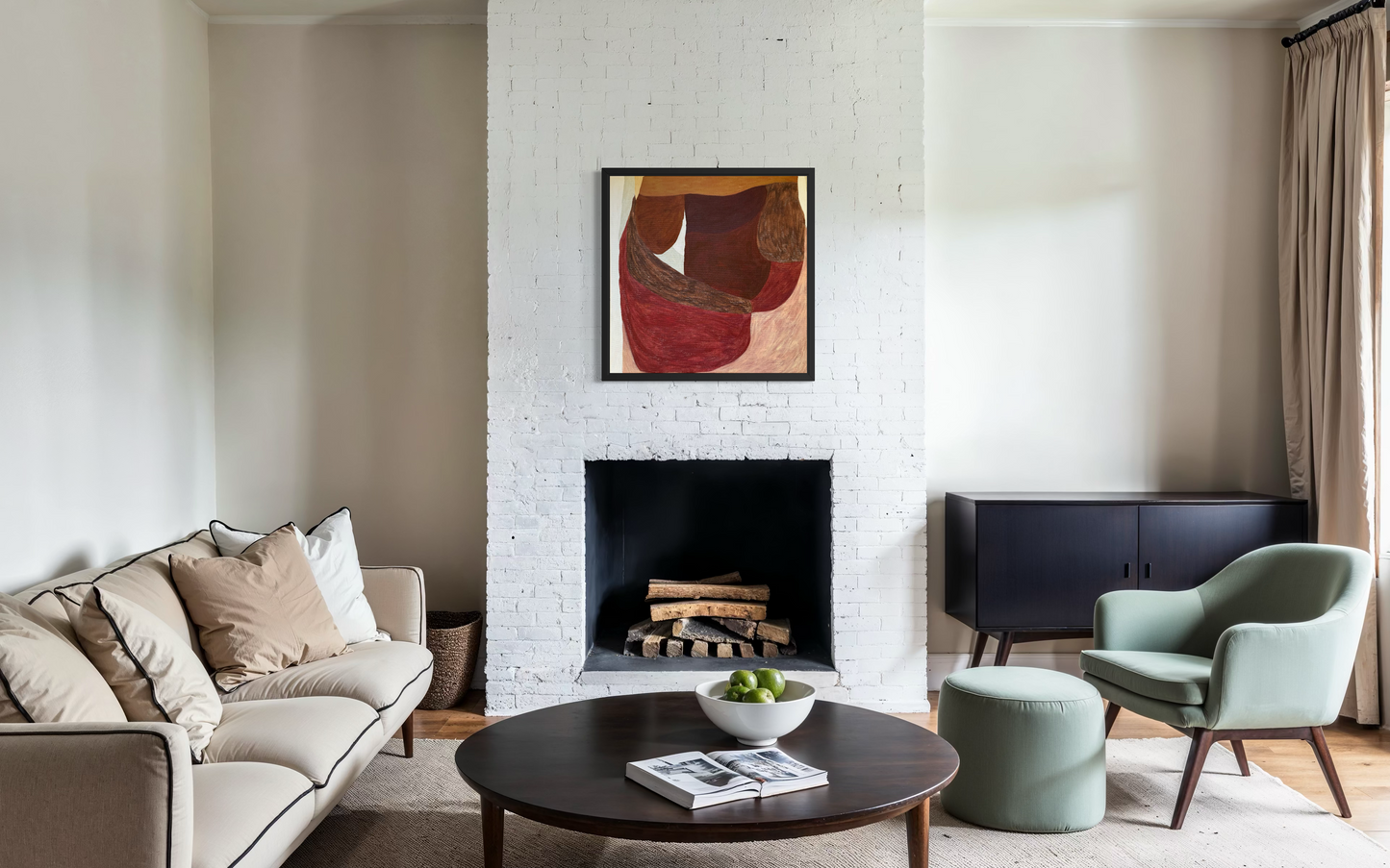 Abstract painting from the HELD series exploring pressure and containment