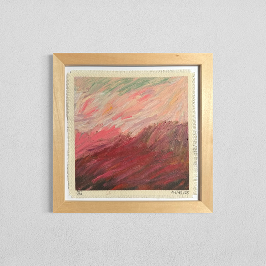 Daily abstract painting from the this day happened visual diary