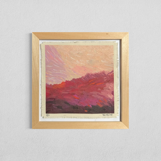 Daily abstract painting from the this day happened visual diary