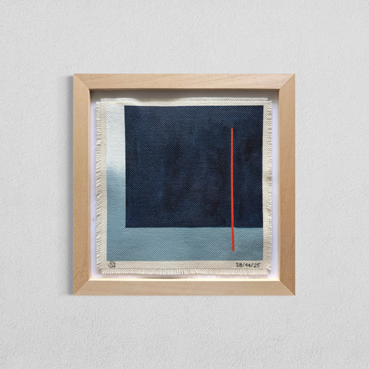 Daily abstract painting from the this day happened visual diary