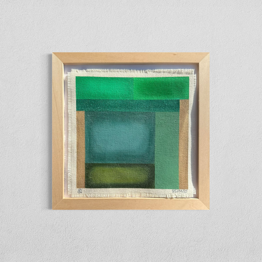 Daily abstract painting from the this day happened visual diary