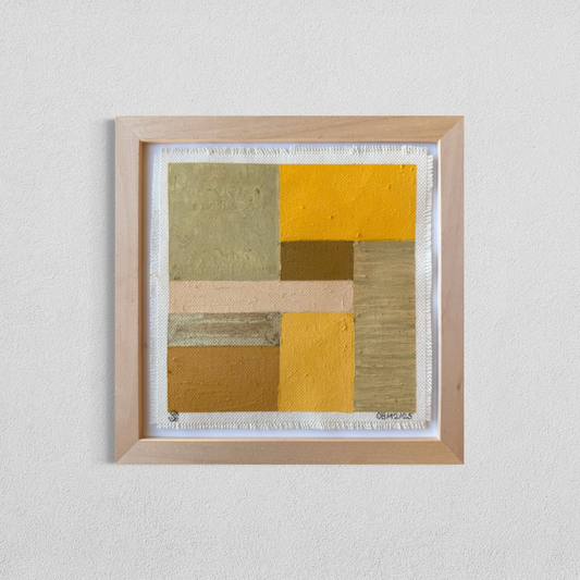 Daily abstract painting from the this day happened visual diary