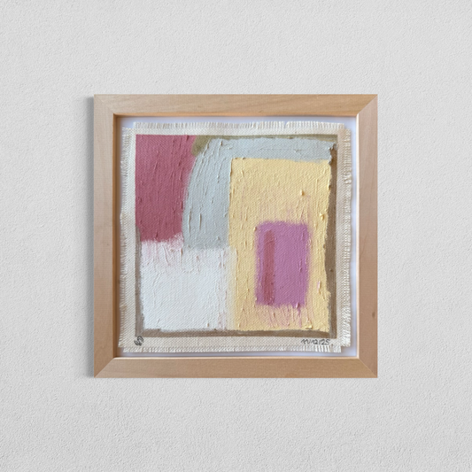 Daily abstract painting from the this day happened visual diary