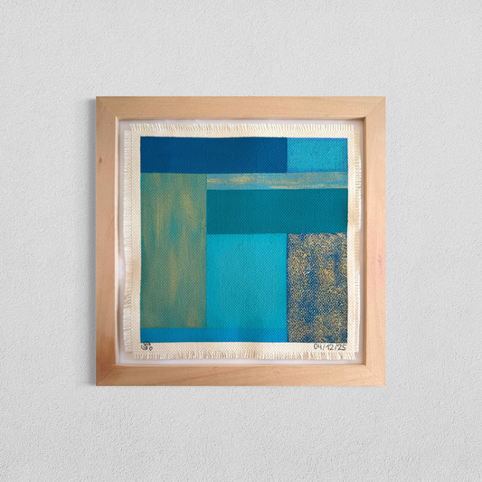 Daily abstract painting from the this day happened visual diary