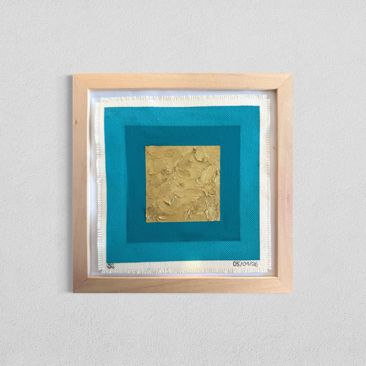 Daily abstract painting from the this day happened visual diary