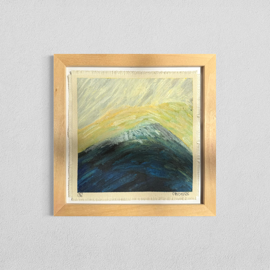 Daily abstract painting from the this day happened visual diary