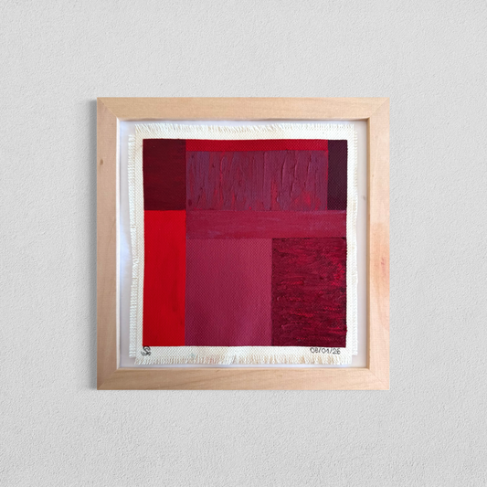 Daily abstract painting from the this day happened visual diary