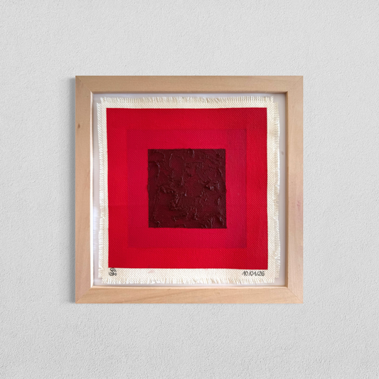 Daily abstract painting from the this day happened visual diary