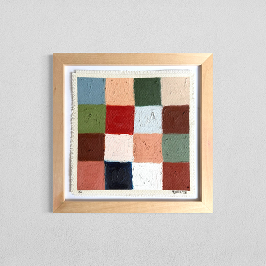 Daily abstract painting from the this day happened visual diary